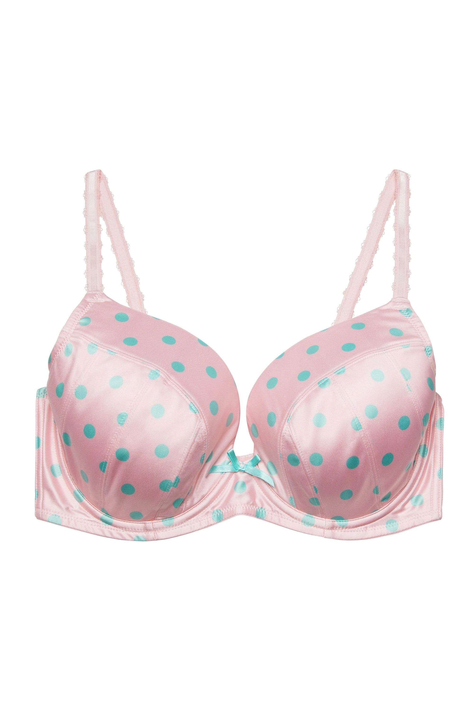 Sophia Pink & Green Spot Bra