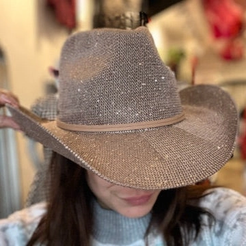 Vegas Baby Sequin Cowboy Hat