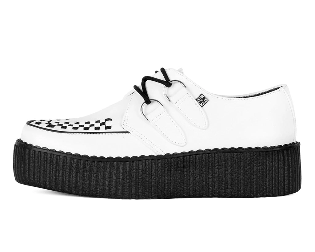 White Leather Viva Mondo Creeper