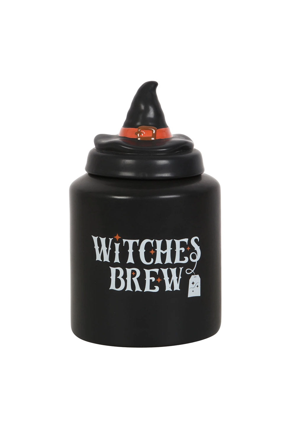 Witches Brew Ceramic Halloween Tea Canister