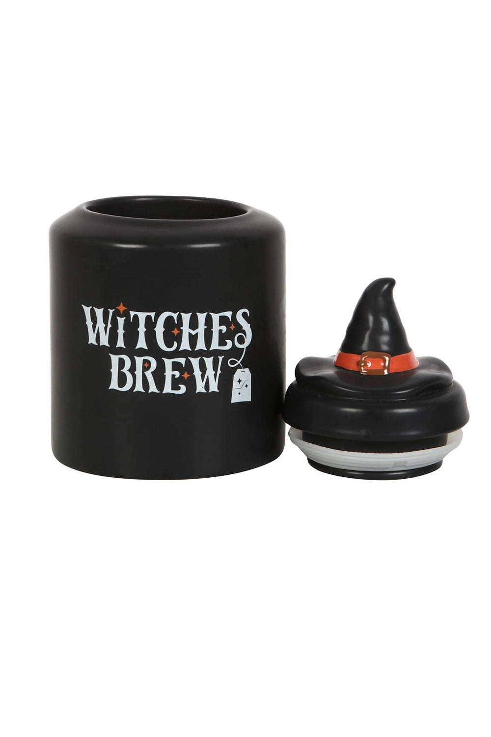 Witches Brew Ceramic Halloween Tea Canister