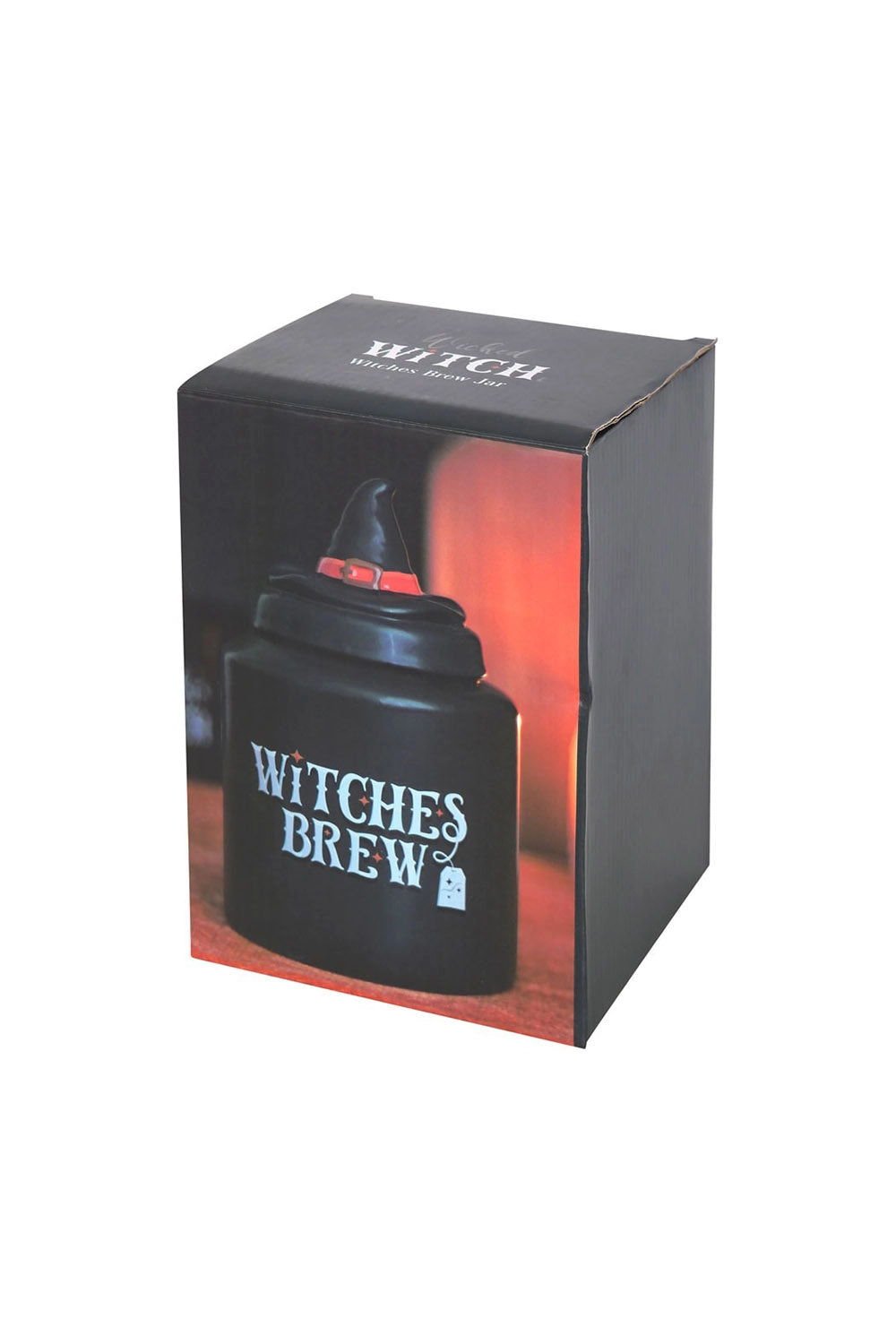 Witches Brew Ceramic Halloween Tea Canister