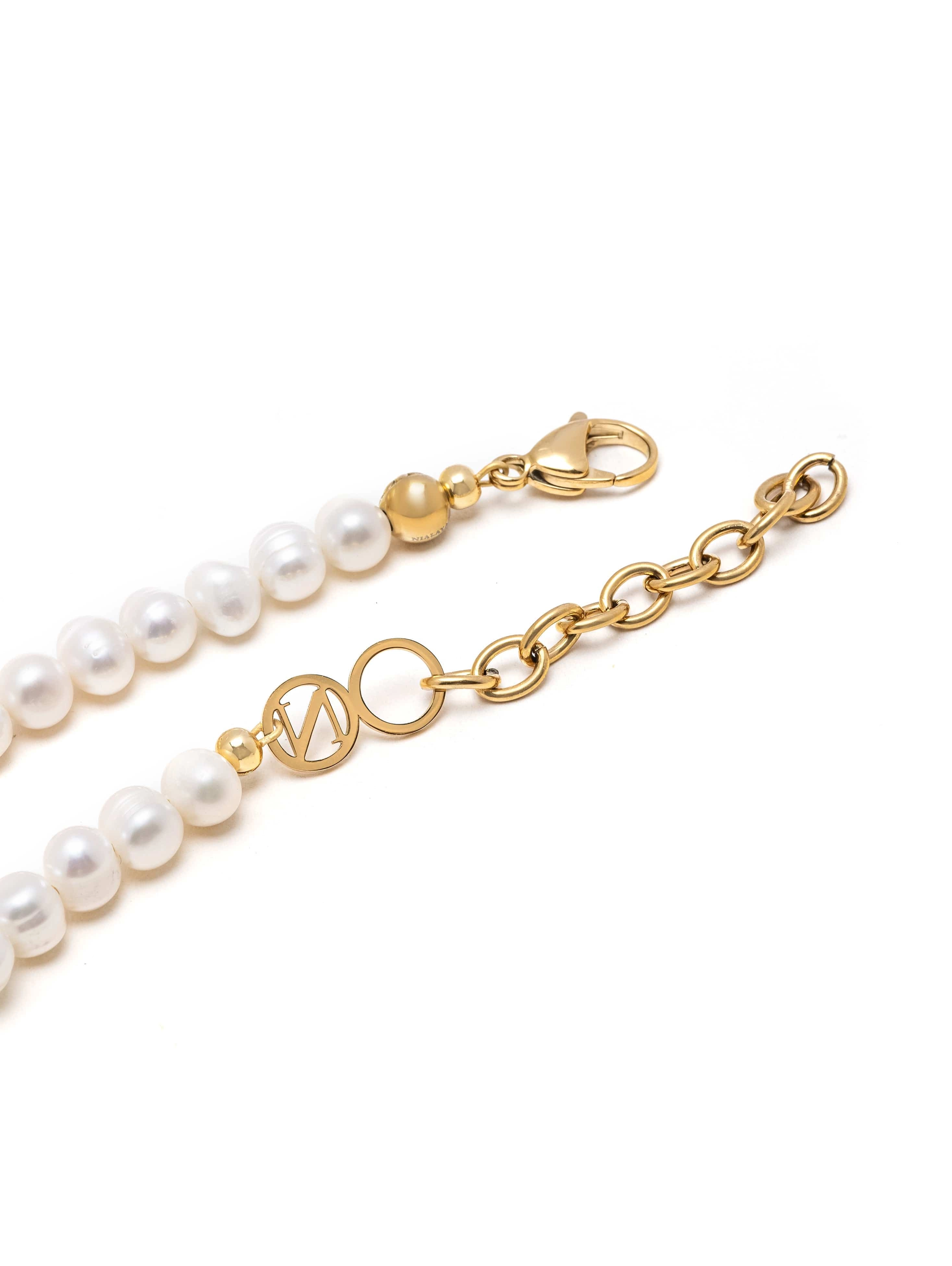 Women's Evil Eye Pearl Necklace