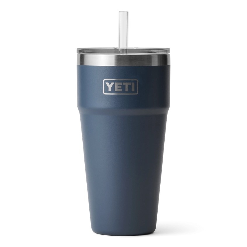 YETI Rambler 26 oz Stackable Cup With Straw Lid